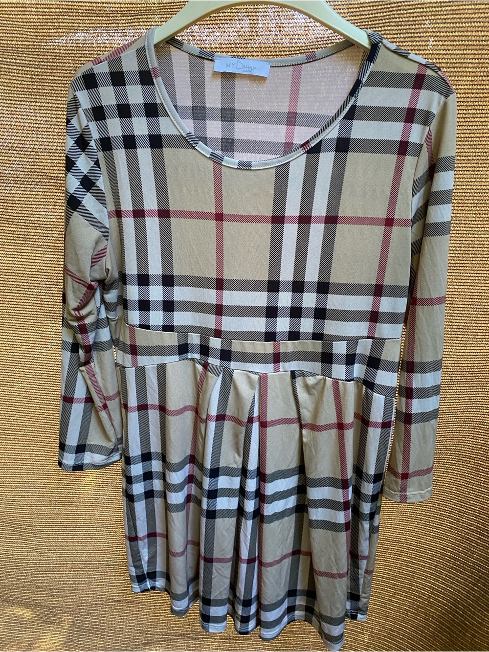 My Bump Maternity plaid  dress